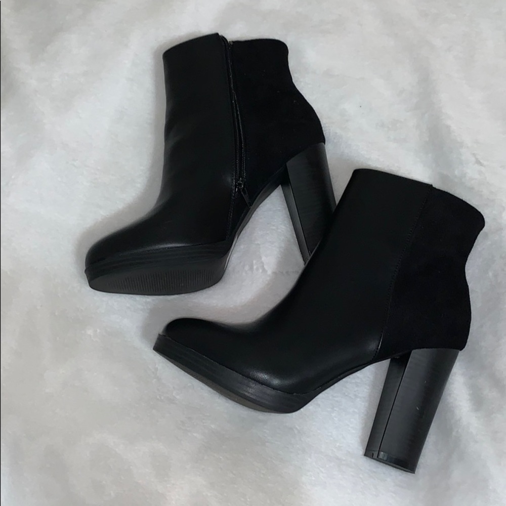 Black boot heels